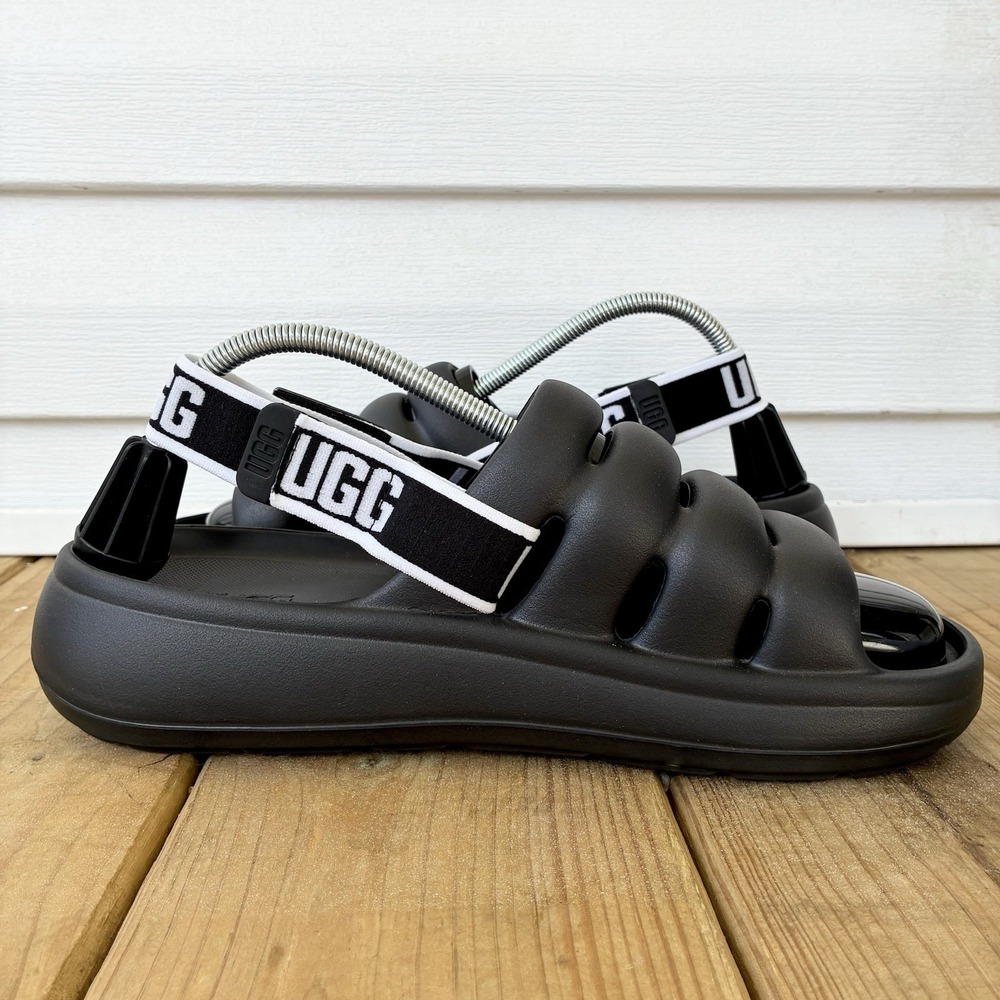 NWOT UGG Sport Yeah Strap Easy On Comfort Cushioned Slides Sandals Womens 11 - Picture 4 of 8